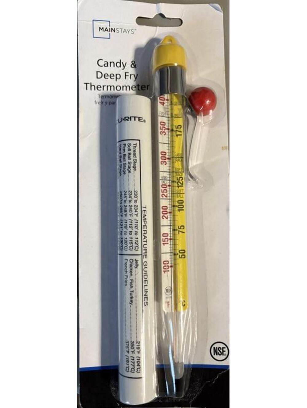 Mainstays Candy And Deep Fry Thermometer New